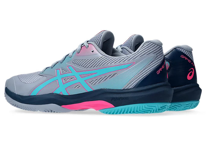 ASICS GAME FF PADEL - GREY BLUE/ENERGY AQUA