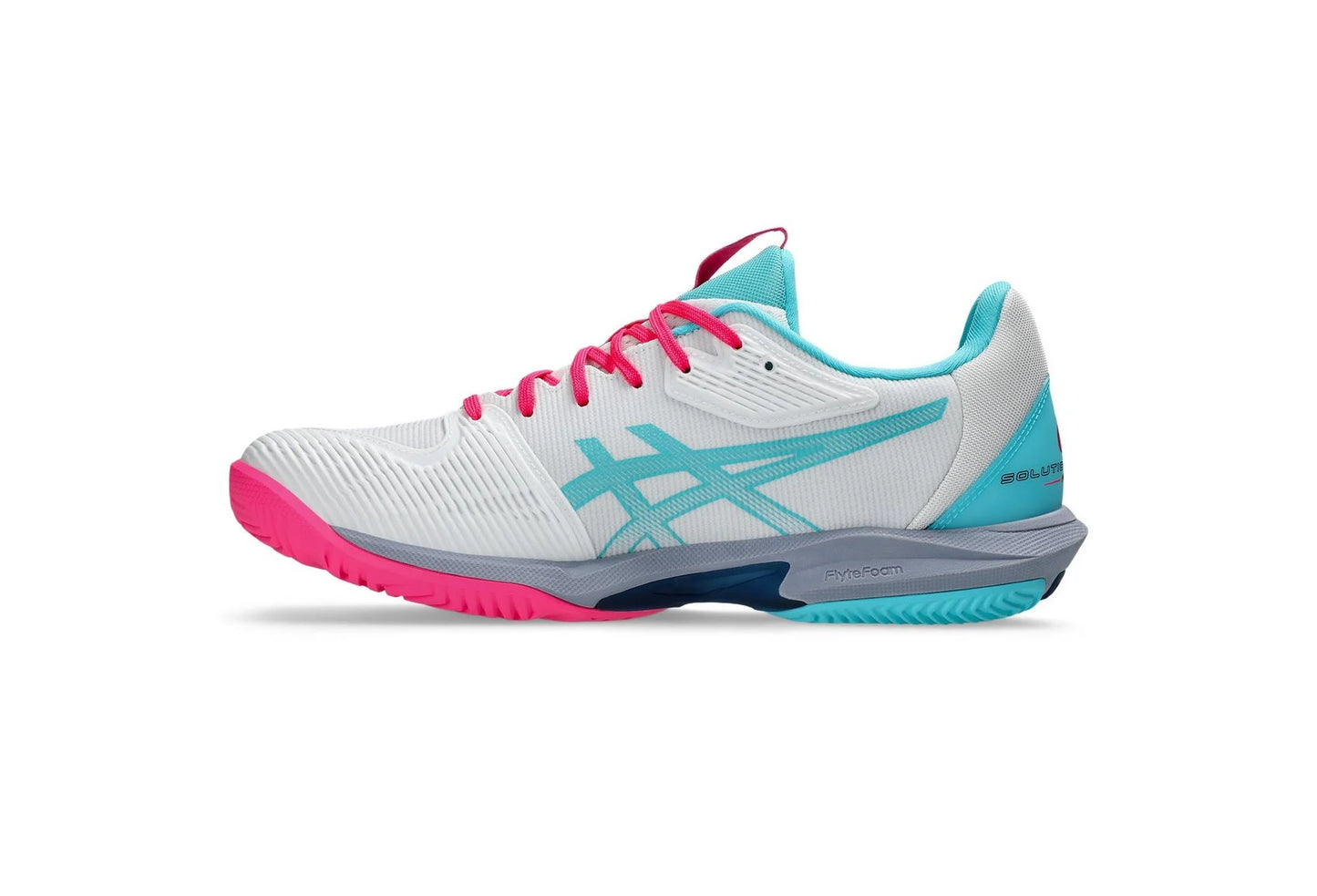 ASICS SOLUTION SPEED FF 3 PADEL - WHITE/HOT PINK