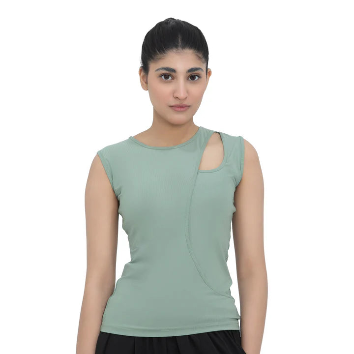 ALAY Rib Wave Tank Top