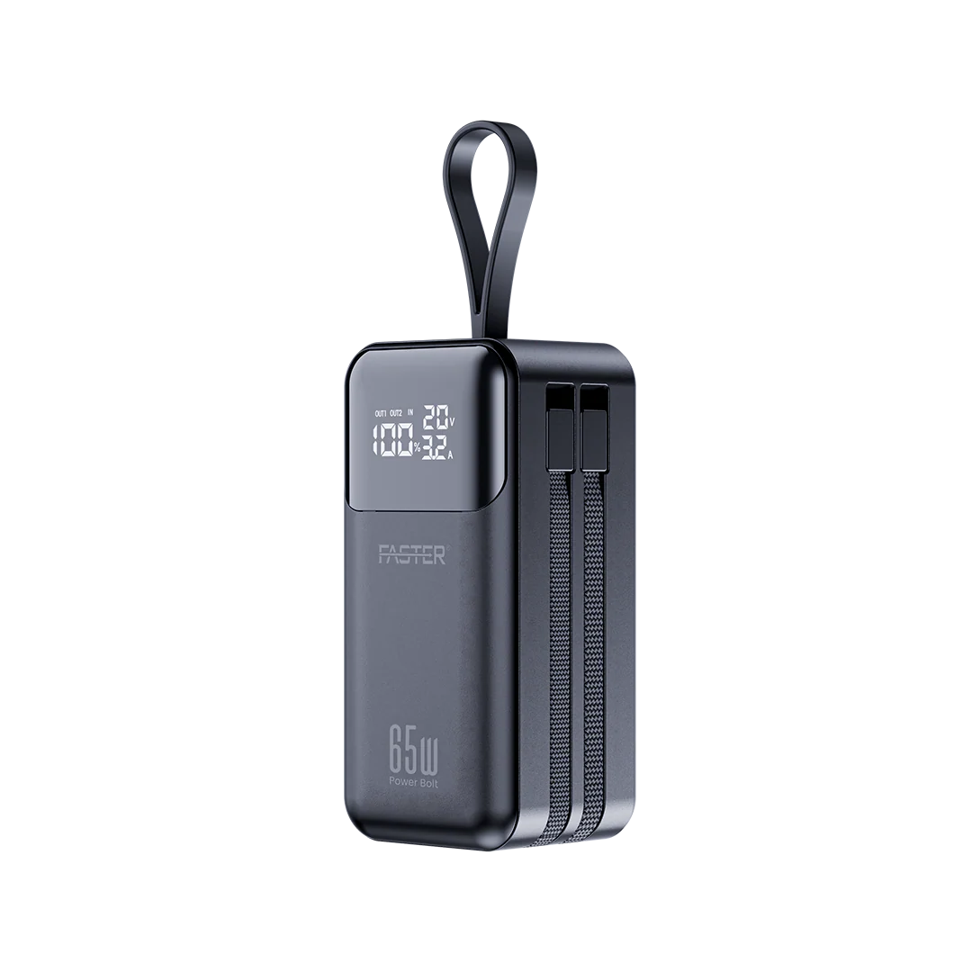 Faster PD-65W 20000mAh Power Bank