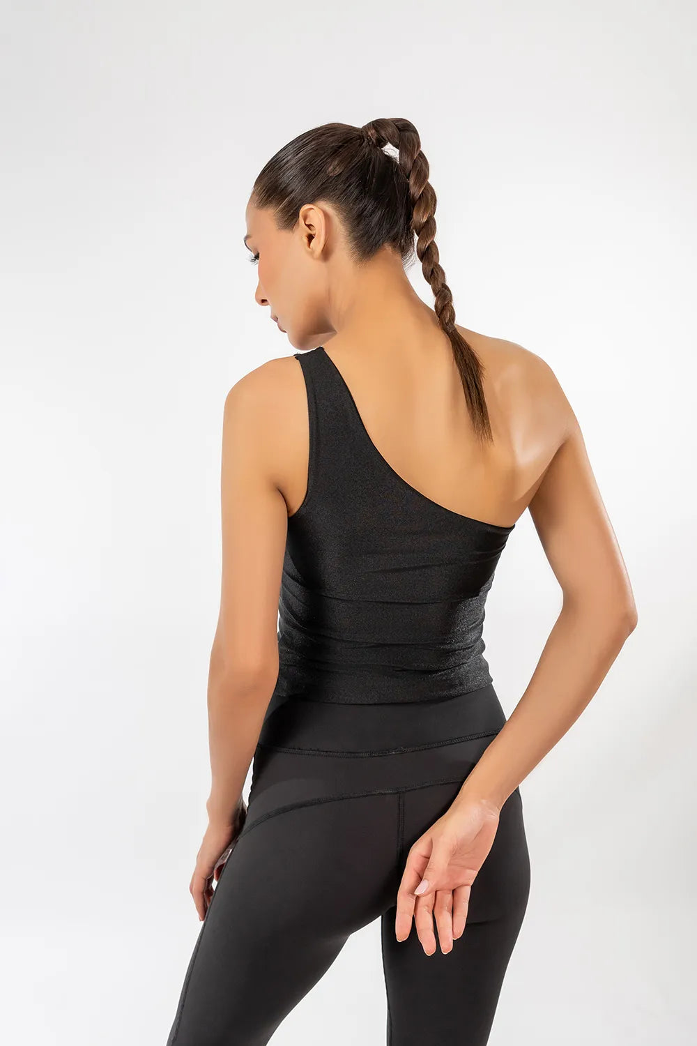 LFA Shimmer One-Shoulder Top