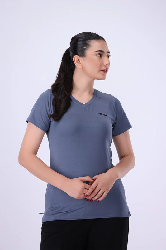 AGUILA Active Femme T Shirt Archer Grey