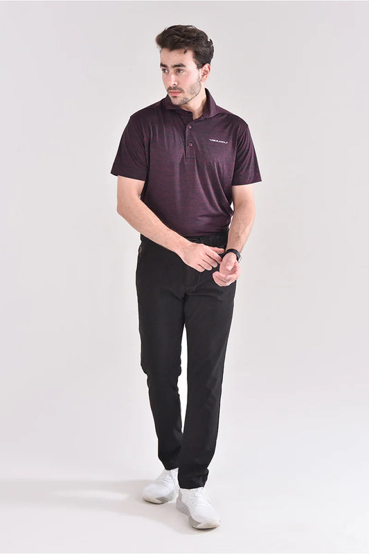 MODERNO CATIONIC BURGUNDY GOLF POLO