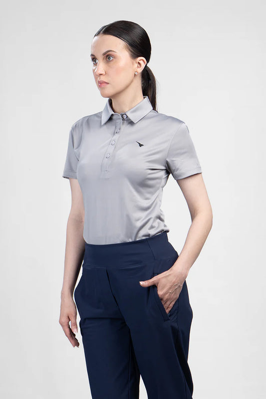 AGUILA REY SWING GRAPHITE GOLF POLO SHIRT
