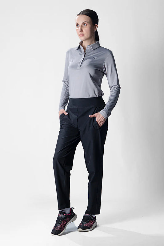 AGUILA MODELLE FULL SLEEVES GRAPHITE GOLF POLO SHIRT