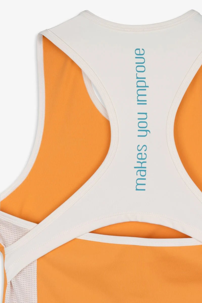 NOX WOMEN'S MOCK ORANGE DEGRADED PRO TANK TOP