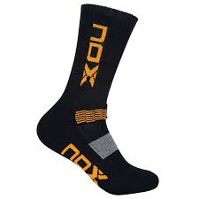 NOX BAG MEN'S SOCKS MC BLACK WITH ORANGE VERTICAL LOGO