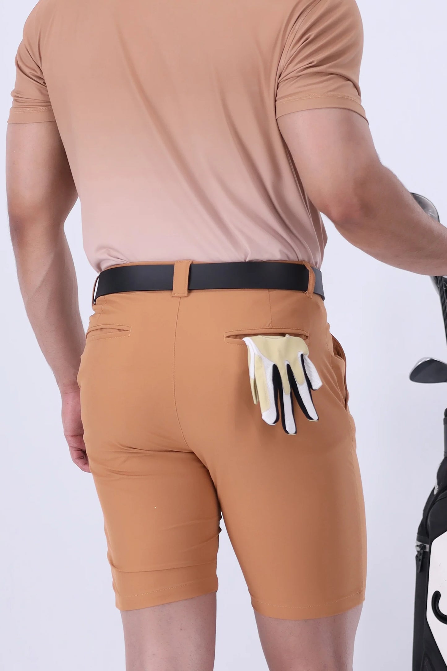 GOLF SHORTS RUST-AD