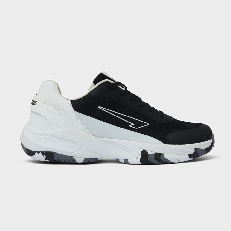 One Degree Black & White Precision XT Padel Shoe