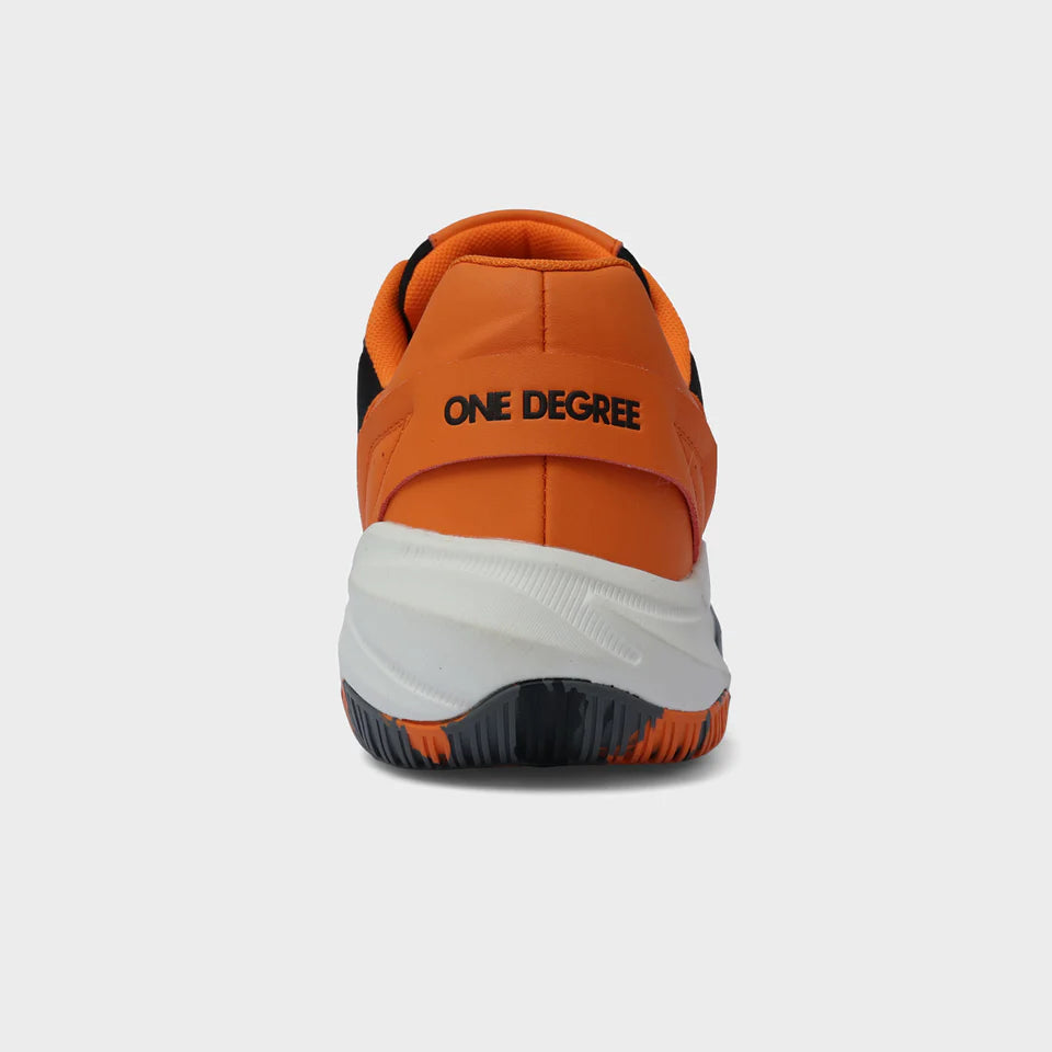 One Degree Black & Orange Precision XT Padel Shoe