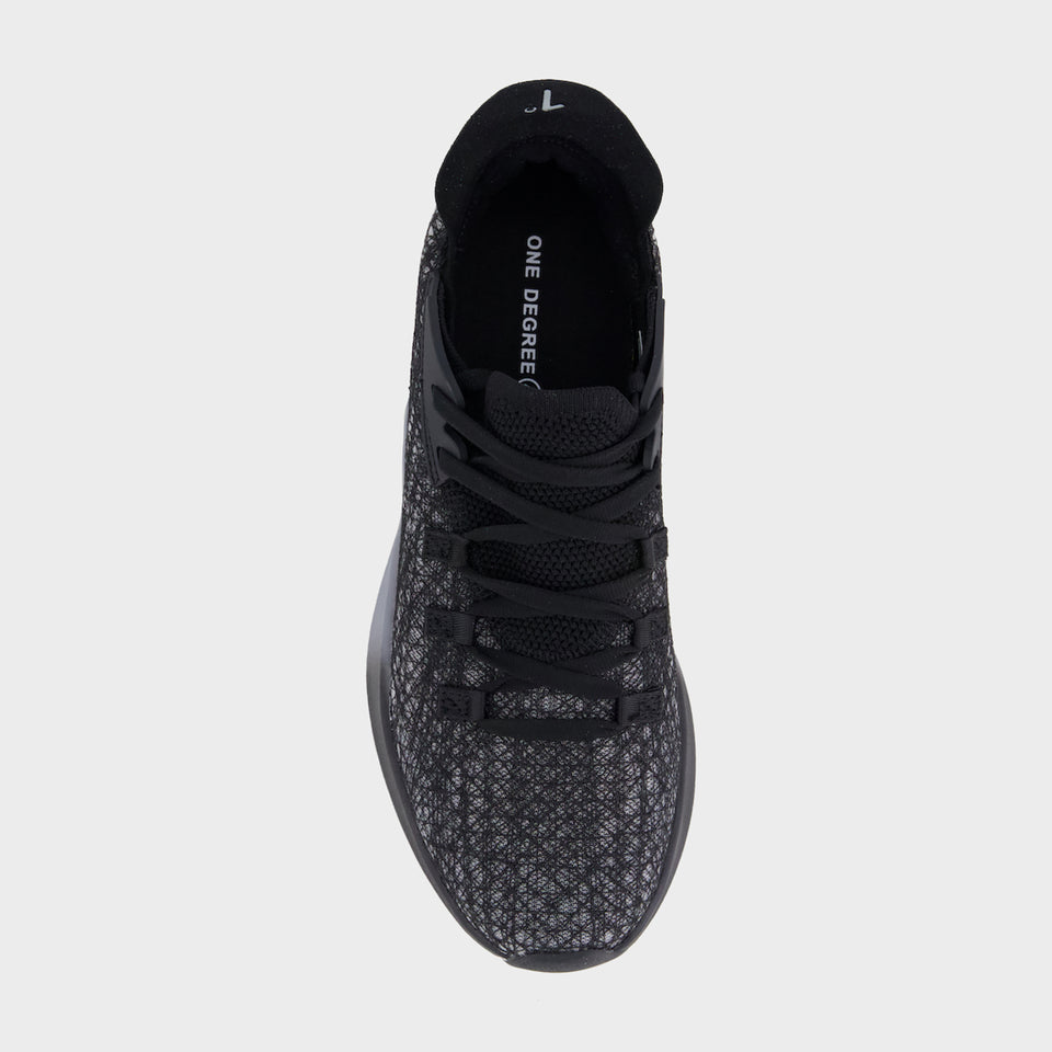 One Degree Black XLR8 Arc Everyday Sneaker