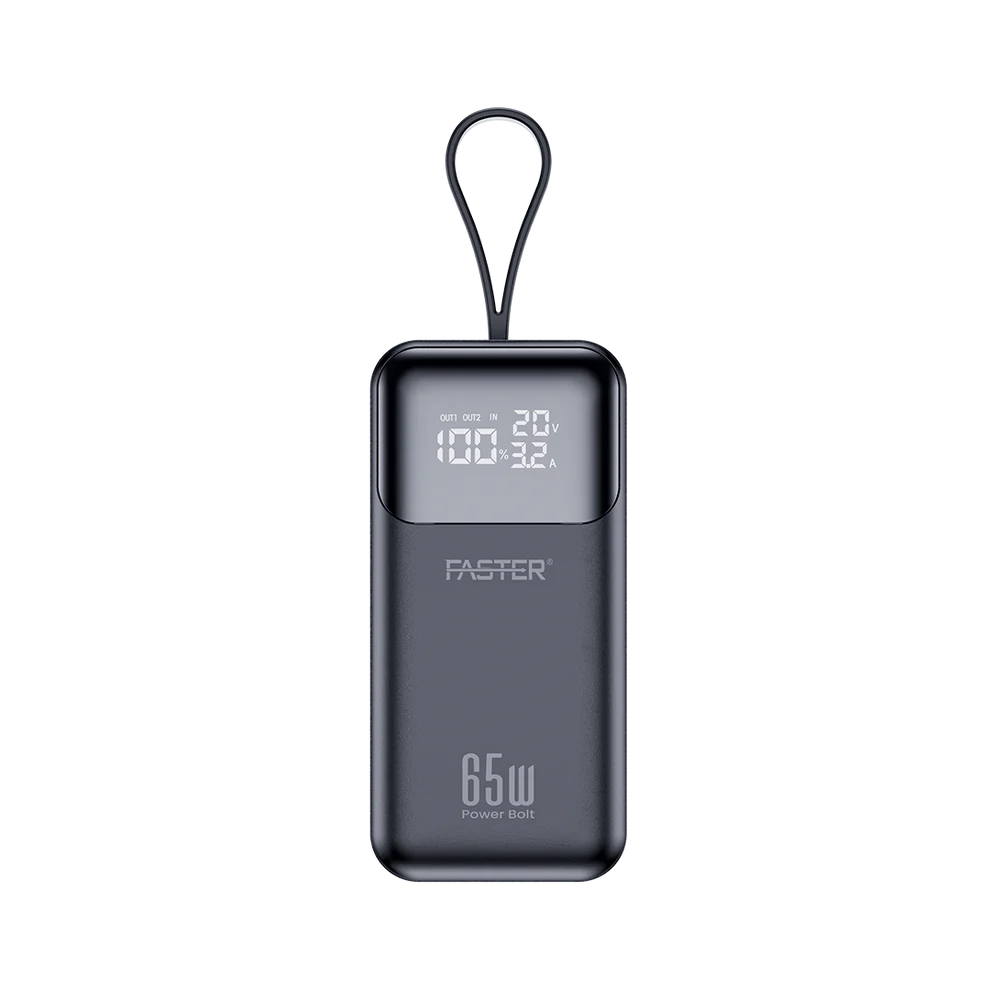 Faster PD-65W 20000mAh Power Bank