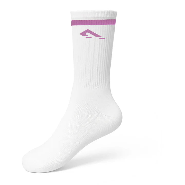 ALAY Powerknit White Crew Socks