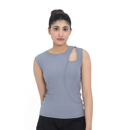 ALAY Rib Wave Tank Top