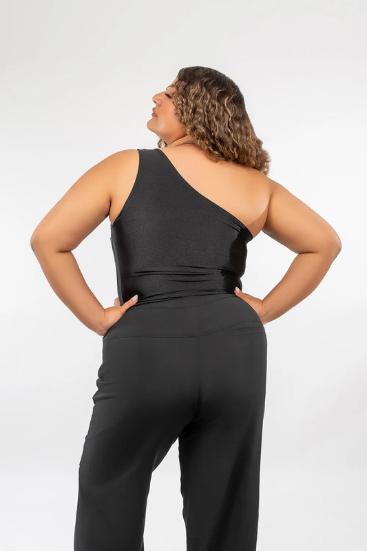 LFA Shimmer One-Shoulder Top