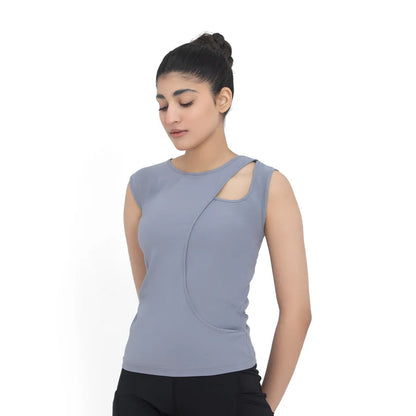 ALAY Rib Wave Tank Top