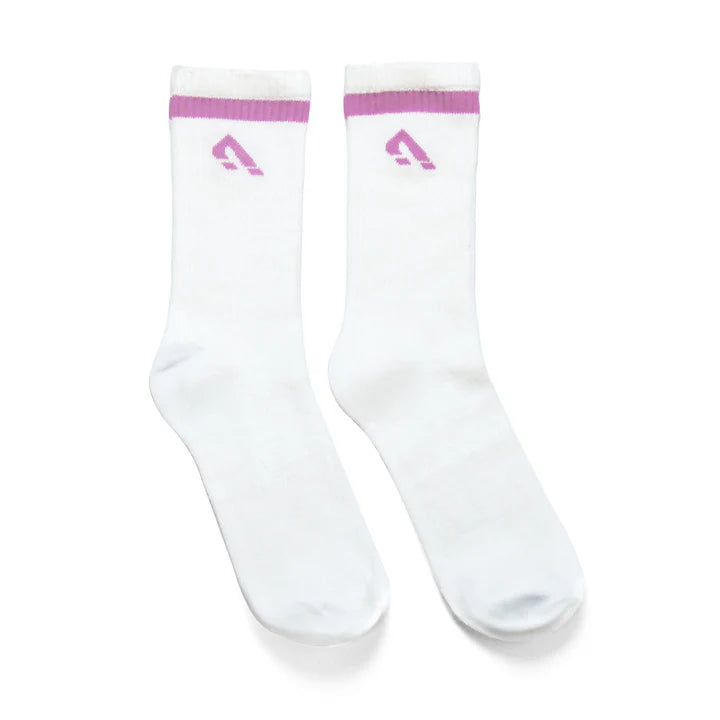 ALAY Powerknit White Crew Socks