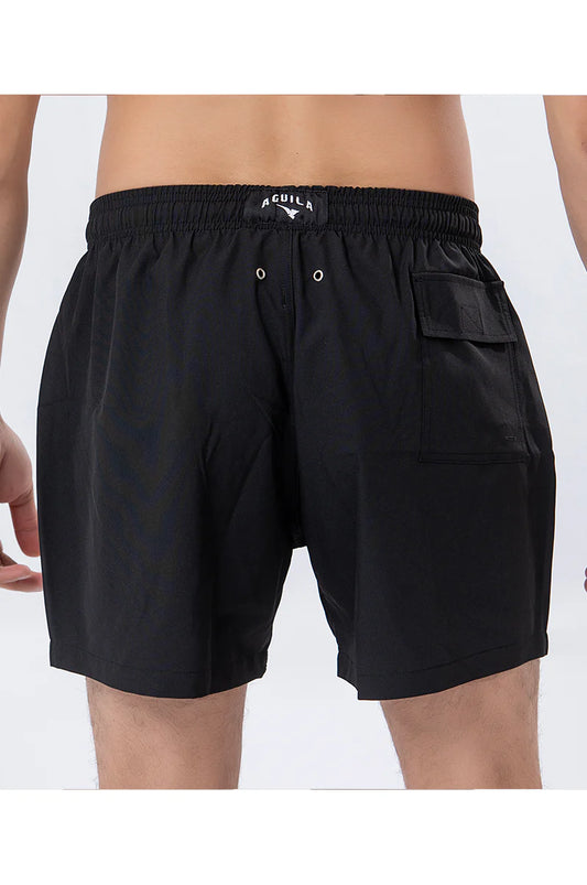 AGUILA WAVE RIDE SHORTS BLACK | SWIMWEAR