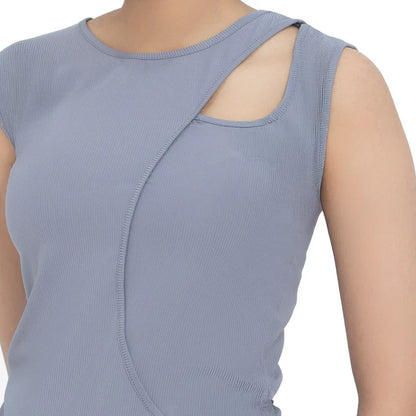 ALAY Rib Wave Tank Top