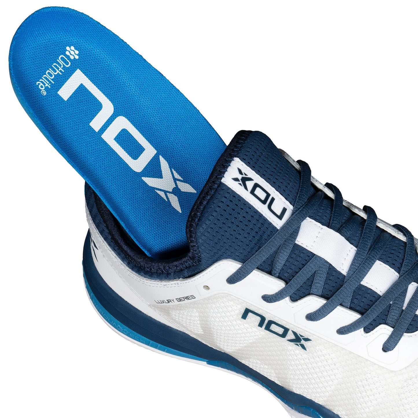 NOX NERBO WHITE/SWEDISH BLUE SHOES