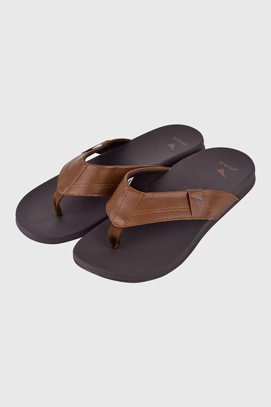 AGUILA FLIP FLOPS BROWN SLIPPER