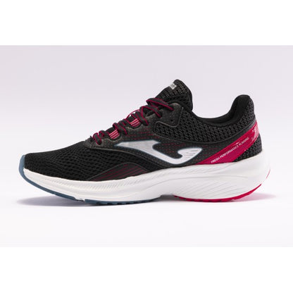 Joma Active 2401 running shoes - Black Red - angle 2