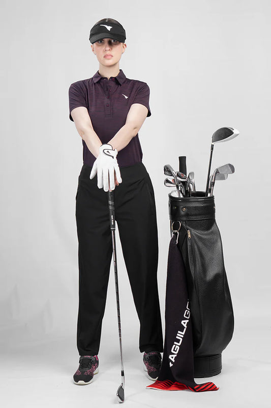 AGUILA REY SWING BURGUNDY GOLF POLO SHIRT