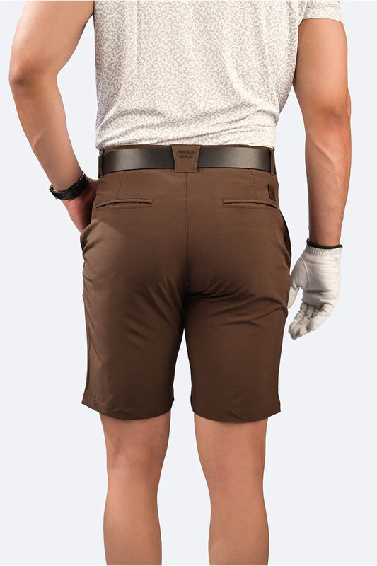 GOLF SHORTS BROWN-MS