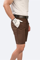 GOLF SHORTS BROWN-MS