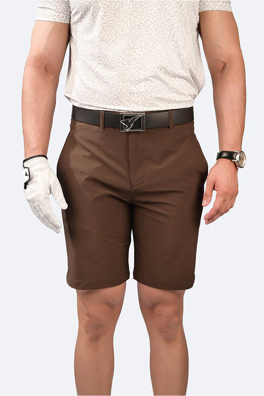 GOLF SHORTS BROWN-MS