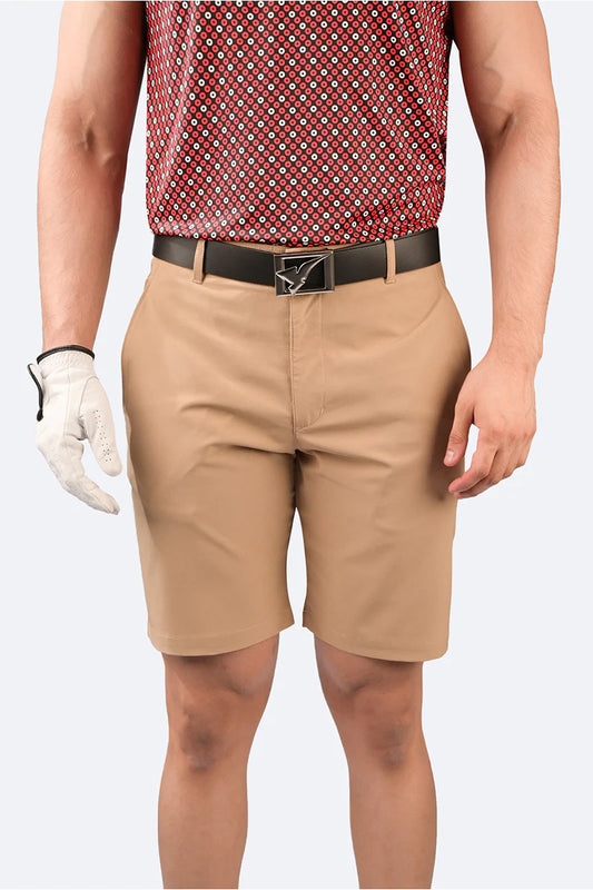 GOLF SHORTS CAMEL-MS
