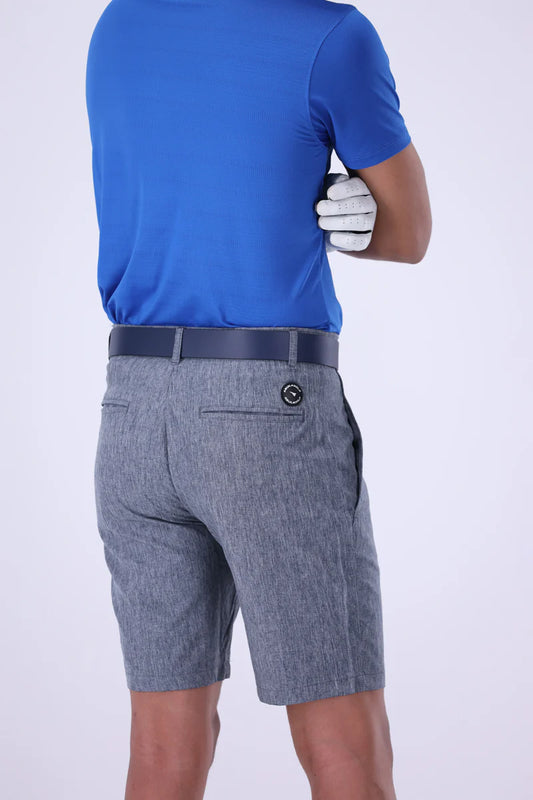 GOLF SHORTS GREY MELANGE-MS