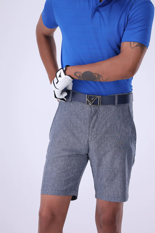 GOLF SHORTS GREY MELANGE-MS
