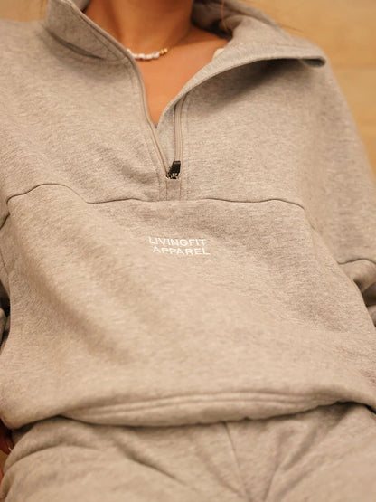 LFA Half Zip Pullover Heather-Grey