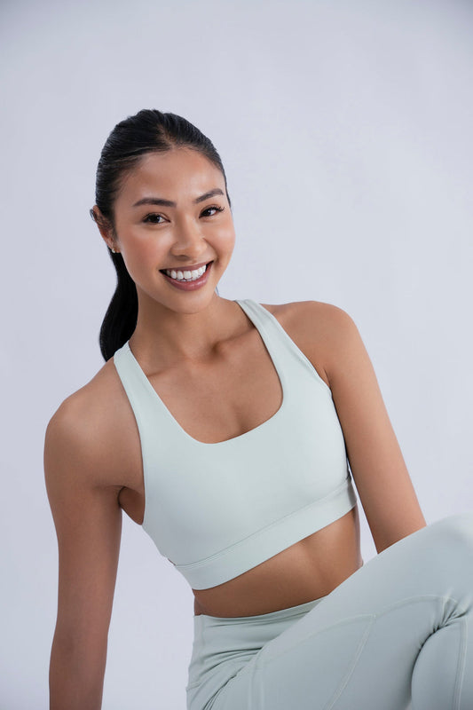 Athletic Core Sculpt X Cross Strap Sports Bra