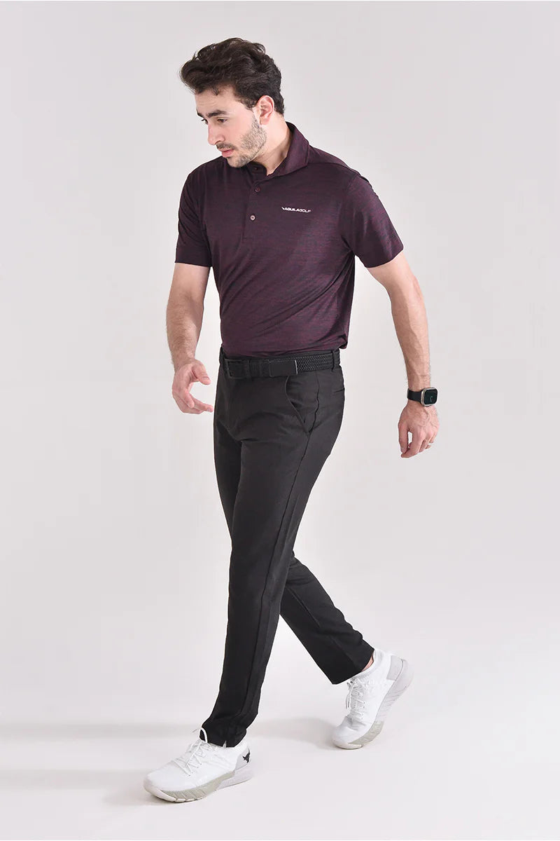 MODERNO CATIONIC BURGUNDY GOLF POLO
