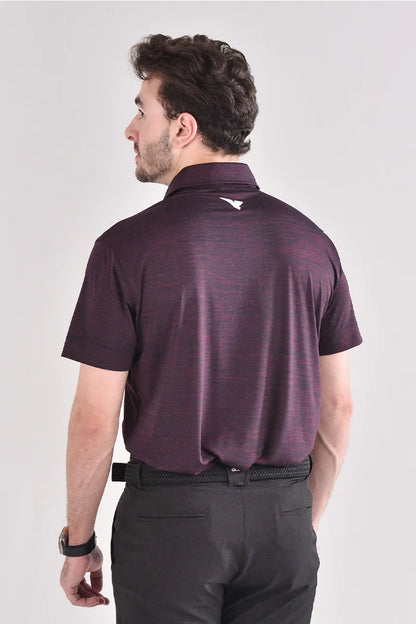 MODERNO CATIONIC BURGUNDY GOLF POLO