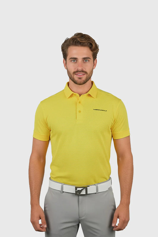AGUILA NECTAR AMBER GOLD GOLF POLO