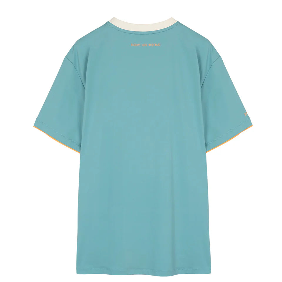 NOX MEN'S DUSTY TURQUOISE PRO POLO T-SHIRT