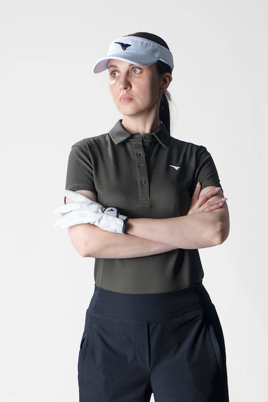 AGUILA REY SWING MILITARY GREEN GOLF POLO SHIRT
