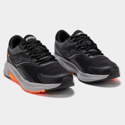 Joma Vitaly 2531 running shoes - Black Grey - angle 2