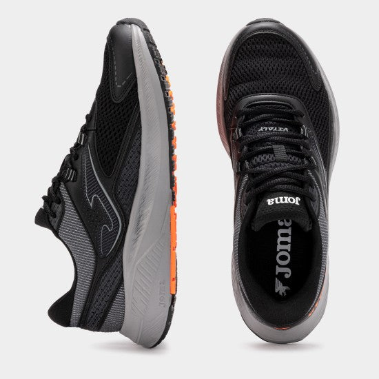 Joma Vitaly 2531 running shoes - Black Grey - angle 4