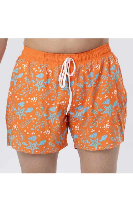 AGUILA WAVE RIDE SHORTS ORANGE | SWIMWEAR