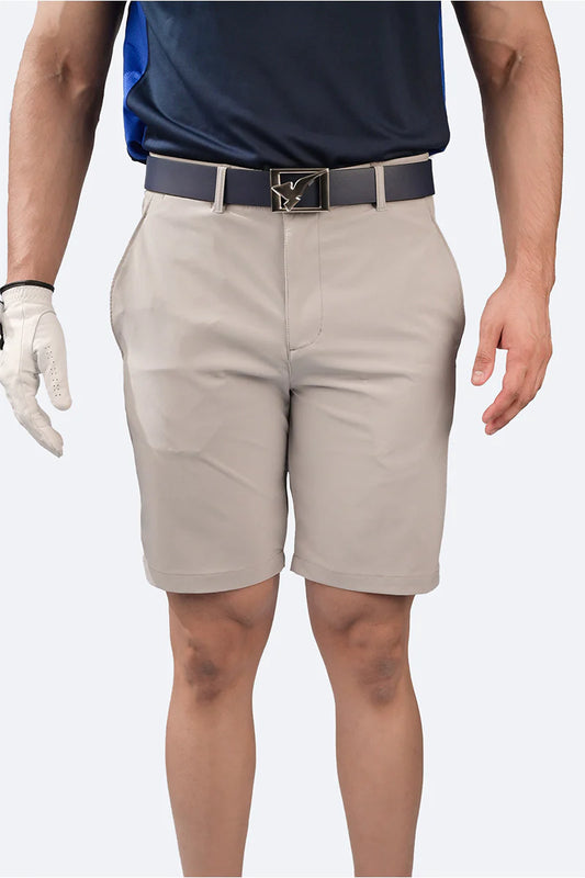 GOLF SHORTS SILVER GREY-MS