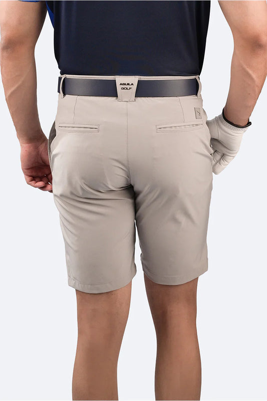 GOLF SHORTS SILVER GREY-MS