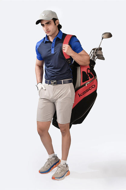 GOLF SHORTS SILVER GREY-MS