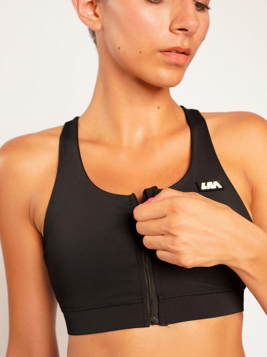 LFA Train Zip Sports Bra