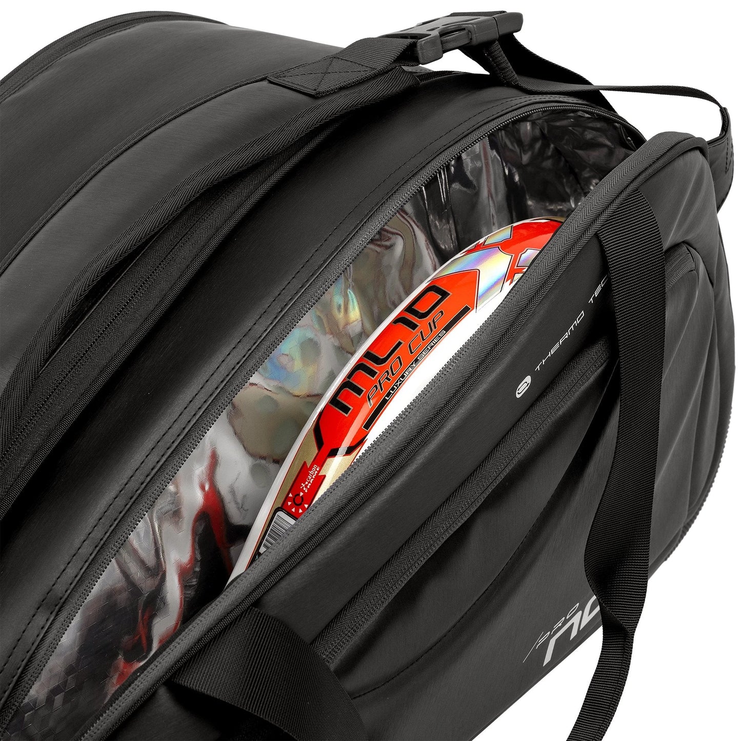 NOX PRO SERIES BLACK PADELBAG