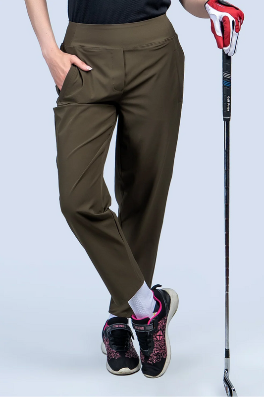AGUILA WOMEN GOLF PANTS OLIVE GREEN