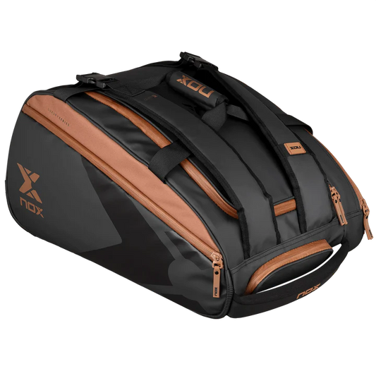 NOX LUXURY OPEN SERIES PADEL BAG BLACK/BROWN